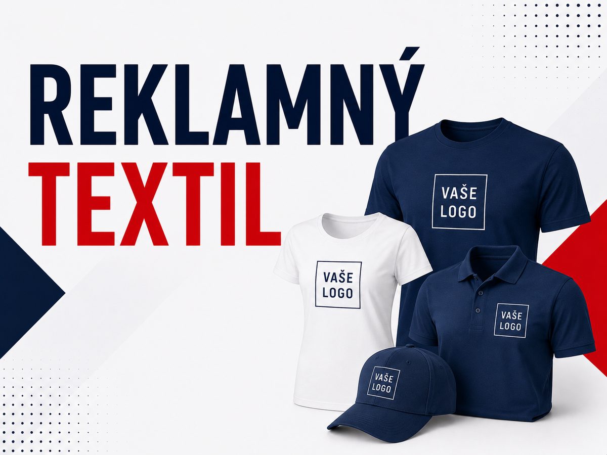Reklamný textil s logom – potlač a výšivka pre firmy, náhradné plnenie