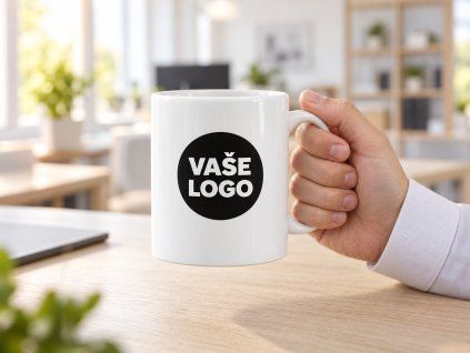Hrnček biely s logom